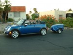 Mini Cooper luggage trailer