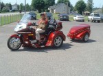 Motorcycle Honda Goldwing trike trailer