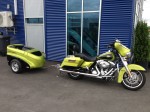 Harley motorcycle trailer